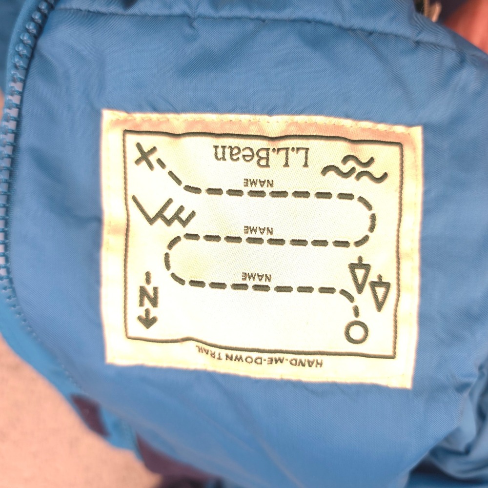 L.L.Bean Snowsuit Kids 12-18M Blue 3M Thinsulate Grow Cuffs Hooded Full Zip - Picture 6 of 10